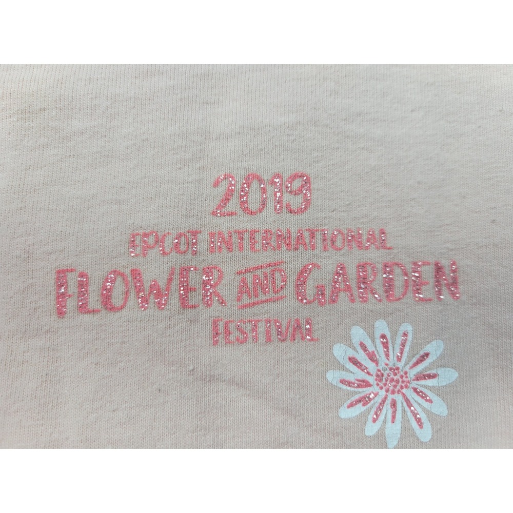 Disney Parks Spirit Jersey 2019 Flower & Garden Festival Minnie Mouse Pink XS - Picture 12 of 16